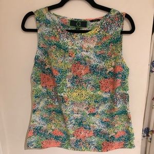 Multicolor Sleeveless Top